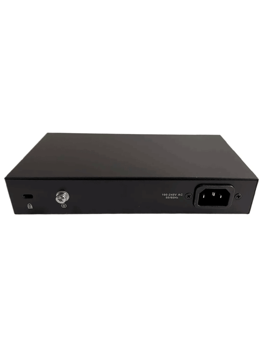 DAHUA  DH-SF1006LP - Switch PoE de 6 Puertos Fast Ethernet/ 4 Puertos PoE 10/100/ 36 Watts Totales/ 2 Puertos Uplink RJ45 10/100/ PoE Watchdog/ Soporta hasta 250mts sobre UTP CAT 6/ Protección Contra Descargas/