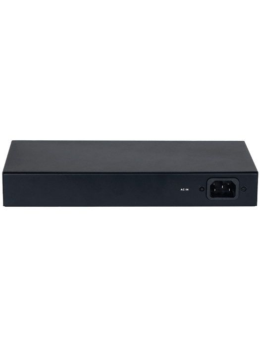 DAHUA DH-PFS3110-8GT-65 - Switch PoE inteligente con 8 puertos Gigabit, 60W de potencia total y switching de 20 Gbps. Ideal para alimentar y conectar dispositivos IP con protección contra descargas eléctricas.