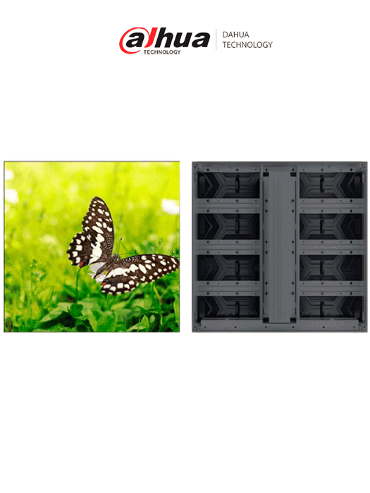 DAHUA DHI-PHGOA3.91-FC Gabiente LED/Pixel Pitch 3.91mm/SMD/Resolución 256x256/Tamaño de Gabinete 1mx1m/Brillo 5500 Nits/Exterior IP65/100,000 horas/