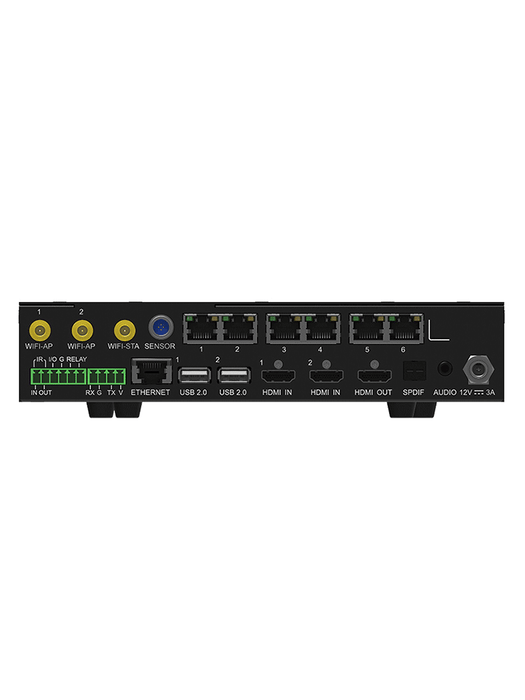 DAHUA TU20 Pro: procesador LED todo en uno con 6 puertos de red y hasta 3.9M píxeles. Integra Android y tarjeta de envío, reproduce sin PC, permite pantalla inalámbrica y gestión en la nube 24/7. Ideal para salas, hoteles, retail y señalización digital.