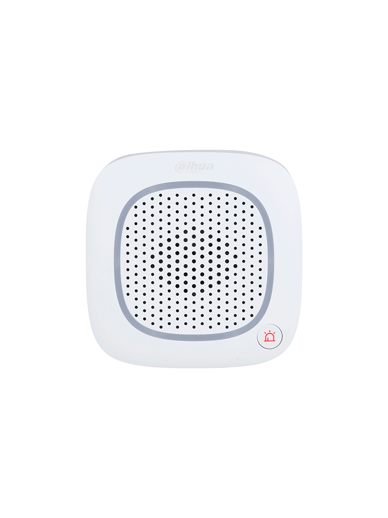 DAHUA KIT HUB 2.0 - Paquete de sistema de alarma inalámbrica, Incluye: panel de alarma HUB2, sirena inalámbrica con audio bidireccional, PIR para exterior y su módulo de cámara HD