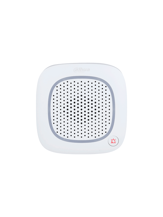 DAHUA KIT HUB 2.0 - Paquete de sistema de alarma inalámbrica, Incluye: panel de alarma HUB2, sirena inalámbrica con audio bidireccional, PIR para exterior y su módulo de cámara HD