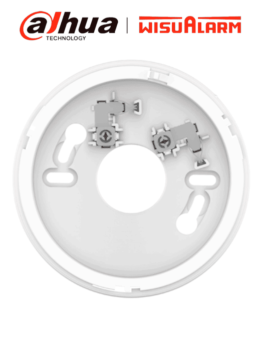 DAHUA WISUALARM DHI-HY-TCDZ - Base para Detector de Humo y Calor con Conector de Facil Instalación