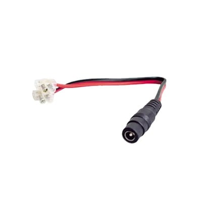 DC-CORDF Cable con conector hembra, alimentación para Vcc con puntas libres.