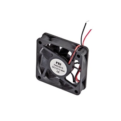 Ventilador Anticondensante Axial Cuadrado, 60x60x25 mm, 24 Vcc, 4500 RPM, 2.9 W, 0.12 A, Flujo de Aire de 25.0 CFM, Unión Sellada. - Toer