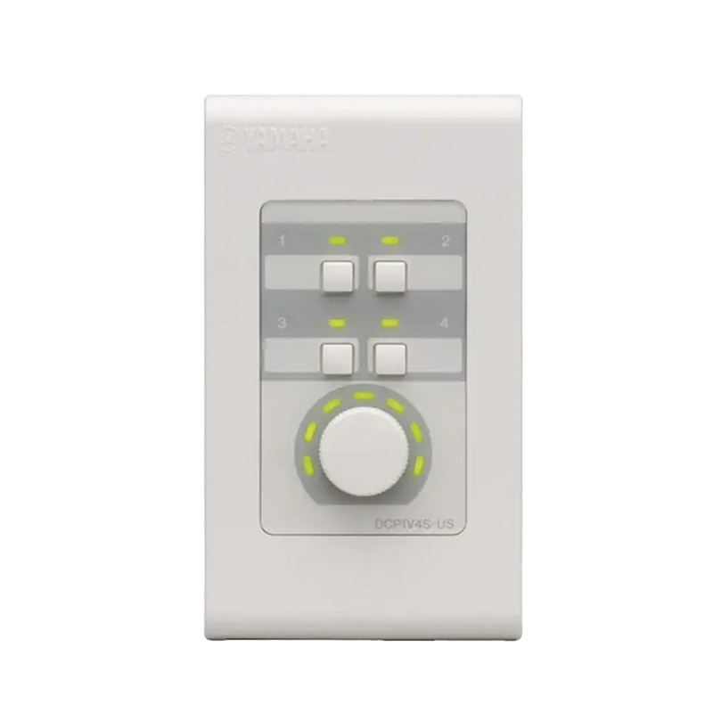 DCP1V4S Panel de Control Digital | 1 Volumen | 4 Switches Configurables | Compatible con Procesadores Serie MA, PA, y MTX