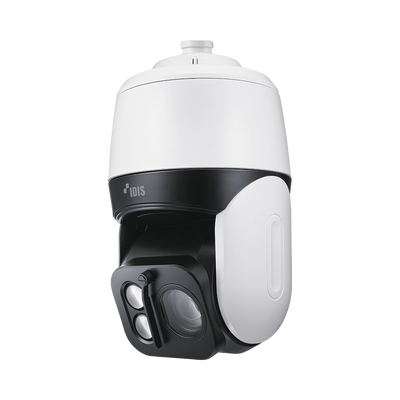 PTZ IP 8MP | Lente 6.5 - 202mm | 31X de Zoom | 200m IR | Estabilizador de imagen EIS | WDR Real 120 dB | Exterior IP66 | IK10 | MicroSD Hasta 256GB | Hi-PoE