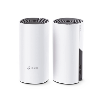 KIT 2 Routers Inalámbricos MESH Interior para Hogar / Doble Banda Wi-Fi 5 AC1200 Mbps / 2 Puerto Gigabit WAN/LAN / 2 Antenas Internas / Administración Mediante la App Deco (iOS, Android) - Toer