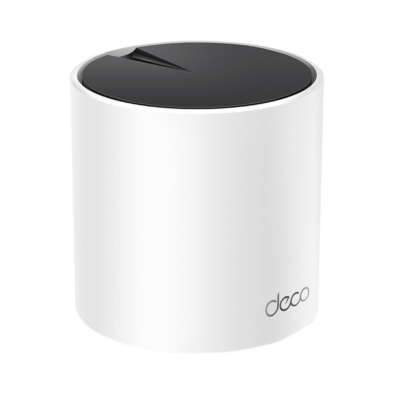 DECOX55 Router Inalámbrico MESH Interior para Hogar / Doble Banda Wi-Fi 6 AX3000 Mbps / 3 Puerto Gigabit WAN/LAN / 2 Antenas Internas / Administración Mediante la App Deco (iOS, Android) / Protección HomeShield