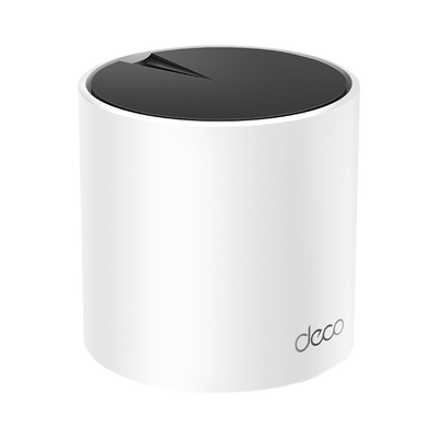 Router Inalámbrico MESH Interior para Hogar / Doble Banda Wi-Fi 6 AX3000 Mbps / 3 Puerto Gigabit WAN/LAN / 2 Antenas Internas / Administración Mediante la App Deco (iOS, Android) / Protección HomeShield - Toer