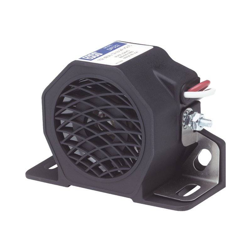 DF532 Alarma de reversa y doble tono, 12-24 Vcc, 102 dBA