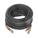 Cable coaxial ( BNC RG59 ) + Alimentación / SIAMÉS / 20 Metros / Aleación Cobre + Aluminio CCA / Para Cámaras 4K  / Uso interior y exterior - Toer