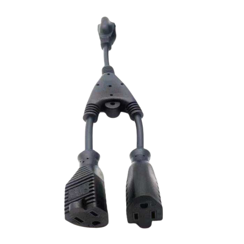 DIY-VCA Cable con derivación Vca / 1 Entrada macho Vca / 2 salidas hembra Vca