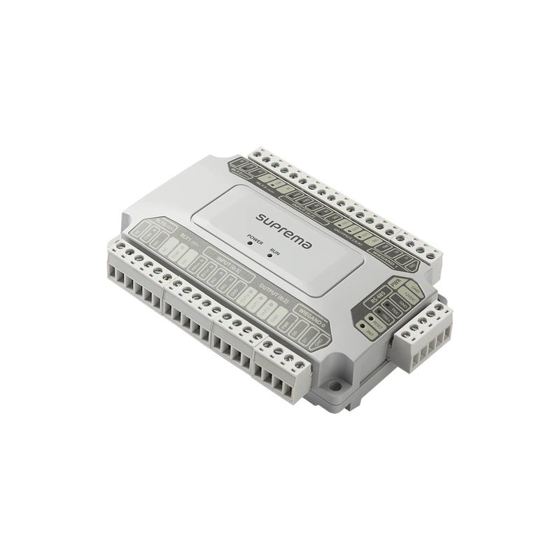 DM20 Módulo para Control de Puertas / 2 Entradas/Salidas Weigand / 4 Salidas de Relevador tipo C / Uso con BioStar 2