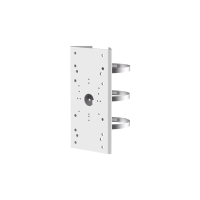 Montaje para Poste / Compatible con PTZ HIKVISION / Acero Inoxidable - Toer