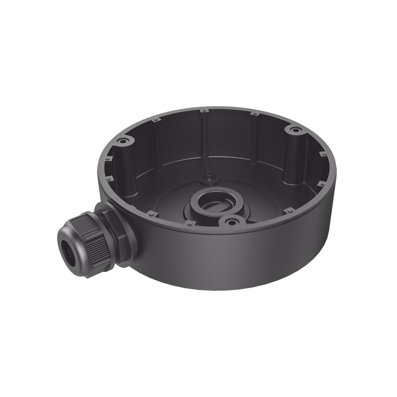 DS-1280ZJ-DM8(BLACK) Caja de conexión de Exterior Color Negro / Compatible con DS-2CD2343G2-I(U)(BLACK)