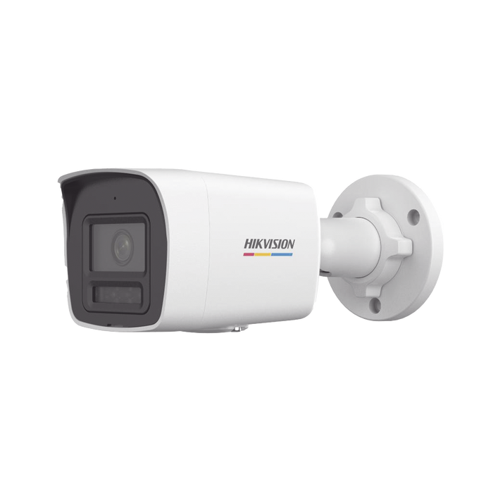 [Dual Light + ColorVu] Bala IP 2 Megapixel / Lente 2.8 mm / 30 mts IR + 30 mts Luz Blanca / Micrófono Integrado / ACUSENSE Lite / Exterior IP67 / WDR 120 dB / PoE / Micro SD