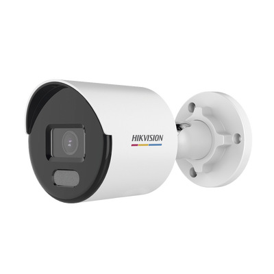 Bala IP 2 Megapixel / ACUSENSE Lite (Detección de Movimiento en Humanos y Vehículos)  / Lente 2.8 mm / Luz Blanca 30 mts / Imagen a Color 24/7 / Exterior IP67 /  WDR 120 dB / PoE / ONVIF