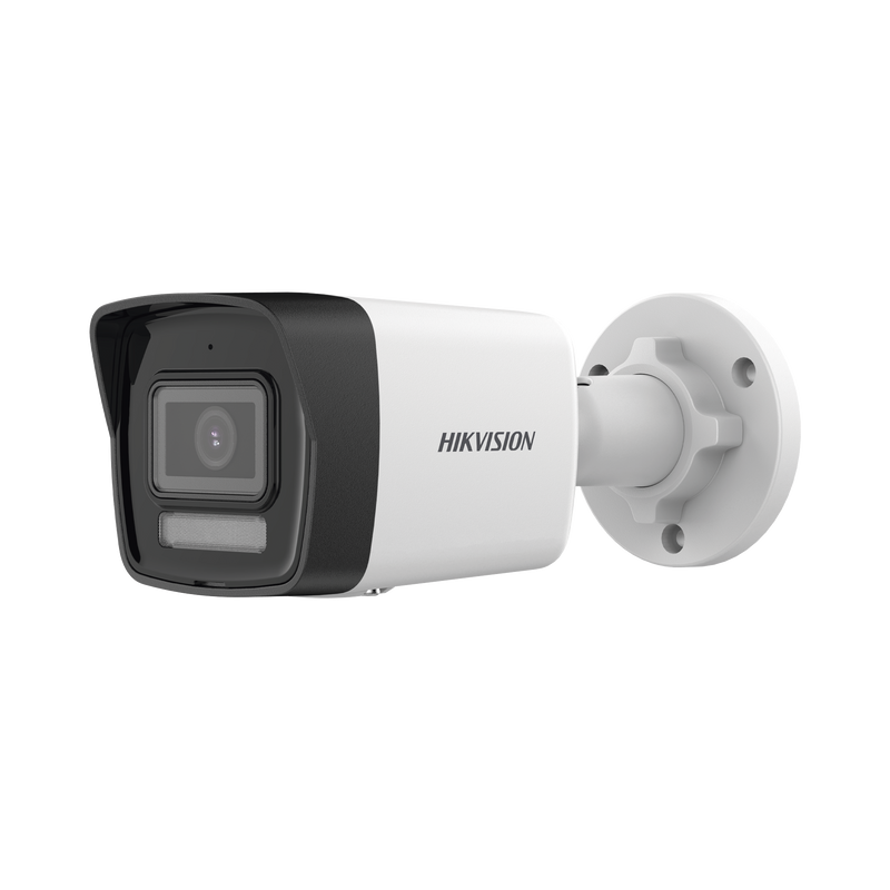 DS-2CD1083G2-LIU(F) [Dual Light] Bala IP 8 Megapixel (4K) / Lente 2.8 mm / 30 mts IR + 30 mts Luz Blanca / Micrófono Integrado / ACUSENSE Lite / Exterior IP67 / H.265 / PoE  / Micro SD