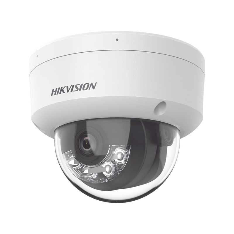 DS-2CD1123G2-LIU [Dual Light] Domo IP 2 Megapixel / Lente 2.8 mm / 30 mts IR + Luz Blanca / Micrófono Integrado / Antivandálico IK08 / ACUSENSE Lite / Exterior IP67 / H.265+/H.264+ / PoE / ONVIF (Profile S/T)