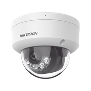 [Dual Light] Domo IP 2 Megapixel / Lente 2.8 mm / 30 mts IR + Luz Blanca / Micrófono Integrado / Antivandálico IK08 / ACUSENSE Lite / Exterior IP67 / H.265+/H.264+ / PoE / ONVIF (Profile S/T) - Toer