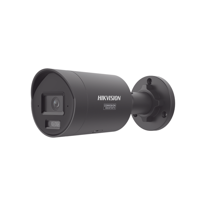 DS-2CD2047G3-LI2UY(BLACK) [Dual Light + ColorVu 3.0 + HikAI] Bala IP 4 Megapixel / Lente 2.8 mm / 40 mts IR + Luz Blanca / 2 Microfonos Integrados / Exterior IP67 /  WDR 130 dB / ACUSENSE 3.0 / Metal / NEMA 4X / ACUSEARCH