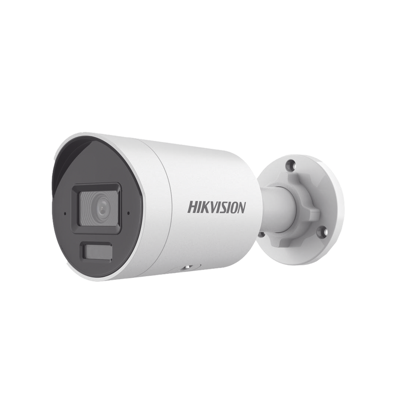 DS-2CD2083G2-LI2U [Dual Light + 2 Micrófonos Integrados] Bala IP 8 Megapixel (4K) / Lente 2.8 mm / 40 mts Luz Blanca + 40 mts IR / ACUSENSE / Exterior IP67 / WDR 120 dB / PoE  / Micro SD / Metal / ACUSEARCH