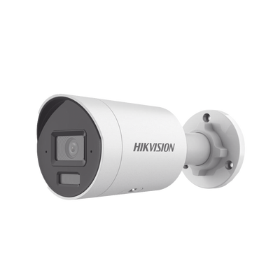 [Dual Light + 2 Micrófonos Integrados] Bala IP 8 Megapixel (4K) / Lente 2.8 mm / 40 mts Luz Blanca + 40 mts IR / ACUSENSE / Exterior IP67 / WDR 120 dB / PoE  / Micro SD / Metal / ACUSEARCH - Toer