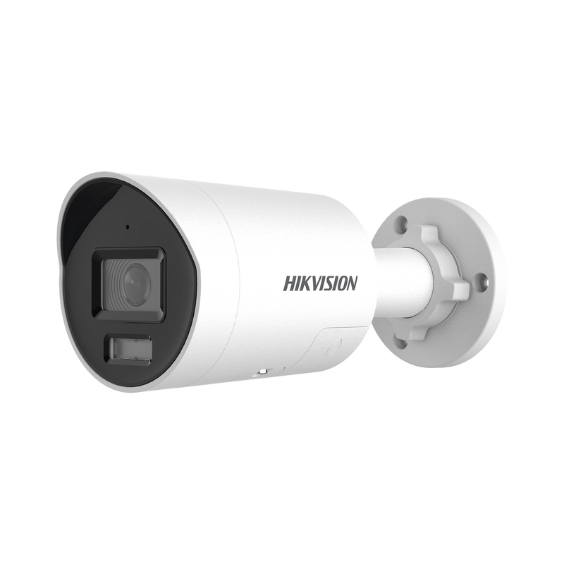 DS-2CD2087G3-LI2UY/SRB [Dual Light + ColorVu 3.0 + HikAI] Bala IP 8 Megapixel / Lente 2.8 mm / 40 mts IR + Luz Blanca / 2 Microfonos Integrados / Exterior IP67 / Estrobo Azul y Rojo /  WDR 130 dB / ACUSENSE 3.0 / Metal / NEMA 4X / ACUSEARCH