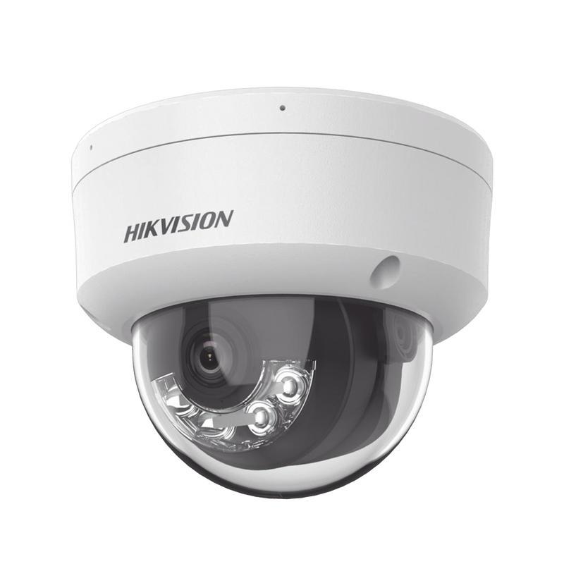 DS-2CD2143G2-LIS2U [Dual Light + 2 Micrófonos Integrados] Domo IP 4 Megapixel / Lente 2.8 mm / 30 mts Luz Blanca + 30 mts IR / ACUSENSE / Exterior IP67 / IK10 / WDR 120 dB / PoE / ONVIF / Micro SD / Metal / ACUSEARCH