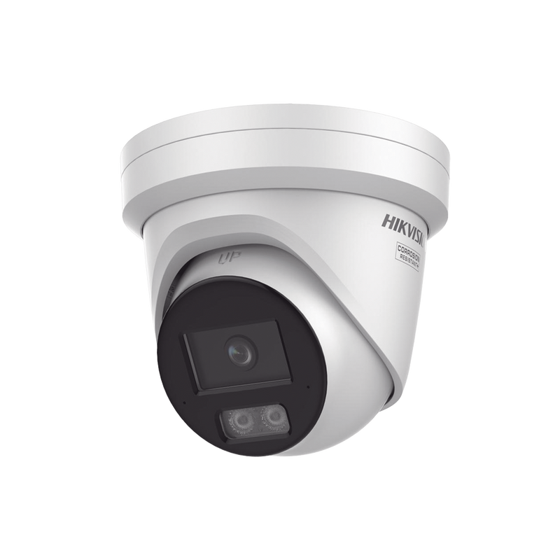 DS-2CD2367G3-LIS2UY/SL [Dual Light + ColorVu 3.0 + HikAI] Turret IP 6 Megapixel / Lente 2.8 mm / 30 mts IR + Luz Blanca / 2 Microfonos Integrados / Exterior IP67 / Estrobo Luz Blanca / WDR 130 dB / ACUSENSE 3.0 / Metal / NEMA 4X / ACUSEARCH