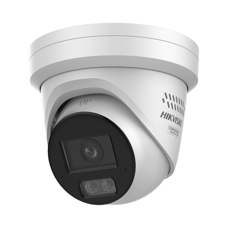 DS-2CD2367G3-LIS2UY/SRB [Dual Light + ColorVu 3.0 + HikAI] Turret IP 6 Megapixel / Lente 2.8 mm / 30 mts IR + Luz Blanca / 2 Microfonos Integrados / Exterior IP67 / Estrobo Azul y Rojo / WDR 130 dB / ACUSENSE 3.0 / Metal / NEMA 4X / ACUSEARCH