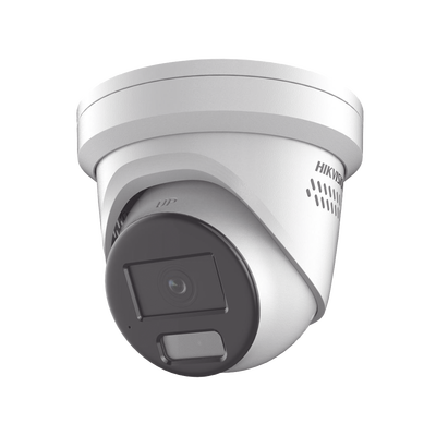 [Dual Light + ColorVu] Turret IP 8 Megapixel /  Lente 2.8 mm / 40 mts IR + 40 mts Luz Blanca / Exterior IP67 / Luz Intermitente y Alerta de Audio / Micrófono Integrado / Videoanaliticos (Filtro de Falsas Alarmas) / ACUSEARCH - Toer