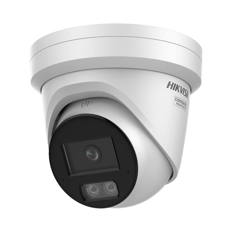 DS-2CD2387G3-LI2UY [Dual Light + ColorVu 3.0 + HikAI] Turret IP 8 Megapixel / Lente 2.8 mm / 30 mts IR + Luz Blanca / 2 Microfonos Integrados / Exterior IP67 / WDR 130 dB / ACUSENSE 3.0 / Metal / NEMA 4X / ACUSEARCH
