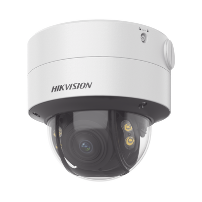 Domo IP 4 Megapixel / Imagen a Color 24/7 / Lente 3.6 - 9 mm / Luz Blanca 40 mts / WDR 130 dB / Exterior IP67 / IK10 / Captura Facial / ACUSENSE / MicroSD / ACUSEARCH - Toer