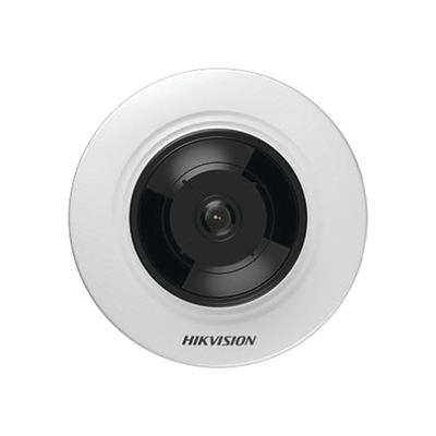 Mini Fisheye IP 5 Megapixel / Panorámica 180° - 360° / Microfono Integrado / 8 mts IR / Uso en Interior / PoE / Múltiples Vistas por iVMS-4200 / Alarmas I/O / Micro SD - Toer
