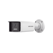 [FlexVu] [PROTECCIÓN ACTIVA] Bala IP 4 Megapixel / 2 Lentes de Lente 2.8 mm (Imagen Panorámica 180°) / 40 mts IR / Exterior IP67 / Luz Intermitente y Alerta de Audio / Audio Bidireccional / ACUSENSE / WDR 120 dB / Micro SD - Toer
