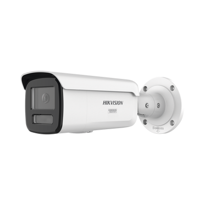 [Dual Light + ColorVu 3.0 + HikAI] Bala IP 8 Megapixel / Lente 4 mm / 60 mts IR + Luz Blanca / Exterior IP67 / Estrobo Azul y Rojo / WDR 130 dB / ACUSENSE 3.0 / Metal / NEMA 4X / ACUSEARCH - Toer