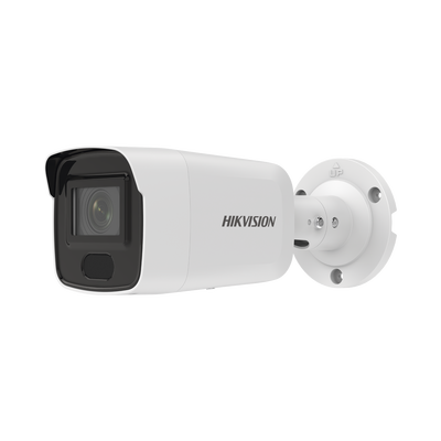 Bala IP 6 Megapixel / Lente 2.8 mm / 40 mts IR / Exterior IP67 / PoE / ACUSENSE / DARKFIGHTER / Alarmas y Audio I/O / ONVIF / Micro SD / 4 Analíticos: AcuSense, Deteccion Facial, Conteo de Personas por Cruce y Zona - Toer