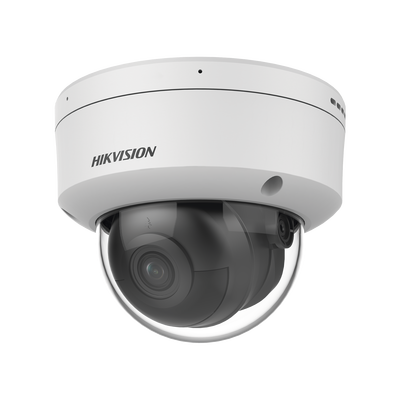 Domo IP 6 Megapixel / Lente 2.8 mm / 40 mts IR / Exterior IP67 / IK10 / Microfono Integrado / DARKFIGHTER / Audio y Alarma I/O / PoE / ONVIF / Micro SD / 4 Analíticos: AcuSense, Deteccion Facial, Conteo de Personas por Cruce y Zona - Toer