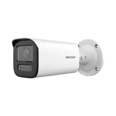 Bala IP 4 Megapíxel / Lente Motorizado 2.7 a 13.5 mm / Dual Light (50 mts IR + 50 mts Luz Blanca)   / Exterior IP67 / WDR 120 dB / PoE  / Micro SD - Toer
