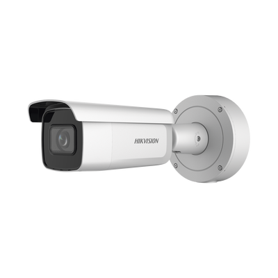 Bala IP 8 Megapixel (4K) / Lente Mot. 2.7 a 13.5 mm / 60 mts IR EXIR / Exterior IP66 / IK10 / DARKFIGHTER / Audio y Alarma I/O / PoE+ / ONVIF / Micro SD / 4 Analíticos: AcuSense, Deteccion Facial, Conteo de Personas por Cruce y Zona - Toer