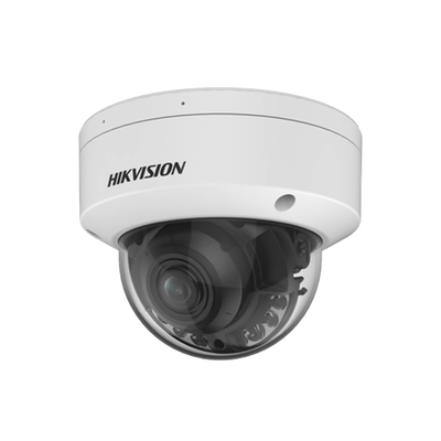 Domo IP 4 Megapixel / Lente Motorizado 2.7 - 13.5 mm / Dual Light (40 mts IR + 40 mts Luz Blanca ) / Exterior IP67  / WDR 130 dB / PoE + / AcuSense / MicroSD - Toer