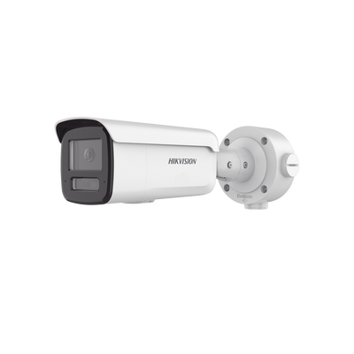 Bala IP 8 Megapixel / Lente 4 mm / Dual Light (60 mts IR + 60 mts Luz Blanca ) / Darkfighter S / Exterior IP67  / WDR 130 dB / 4 Analíticos: AcuSense, Deteccion Facial, Conteo de Personas por Cruce y Zona