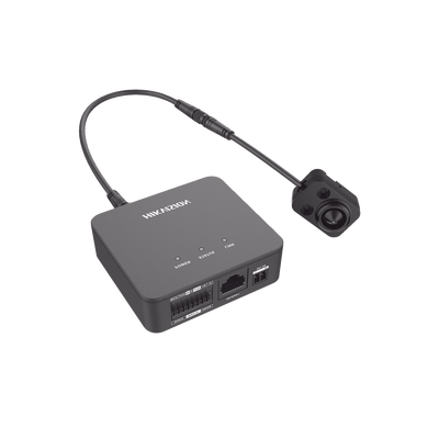 Pinhole IP 2 Megapixel / Lente 3.7 mm / 2 Mts Cable / PoE / Ideal para Cajeros Automáticos (ATM) / WDR / Micro SD / Cámara Tipo Block - Toer