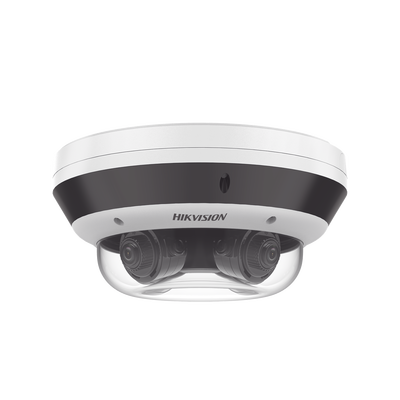 PanoVu Series / Vista Panorámica 360º / 4 Lentes Mot. 2.8 a 8 mm (4 Megapixel por Lente) / 16 Megapixel en Total / WDR 120 dB / DARKFIGHTER / Exterior IP67 / IK10 / PoE+ / 30 mts IR / Micro SD - Toer