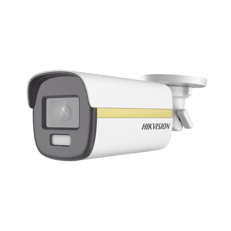 DS-2CE12UF3T-E [ColorVu] Bala TURBOHD 4K / Imagen a Color 24/7 / Lente 3.6 mm / METAL / Luz Blanca 40 mts / Exterior IP67 /  WDR 130 dB