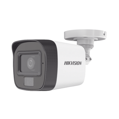 [Dual Light + ColorVu] Bala TURBOHD 2 Megapixel (1080p) / Lente 2.8 mm / 30 mts IR EXIR + 20 mts Luz Blanca / Micrófono Integrado / Gran Angular 101° / Exterior IP67 / 4 Tecnologías - Toer