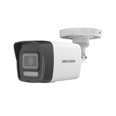 [Dual Light + ColorVu] Bala TURBOHD 3K (5 Megapixel) / Lente 2.8 mm / 30 mts IR + 20 mts Luz Blanca / Gran Angular 104.9° / Exterior IP67 / Micrófono Integrado / dWDR / 4 Tecnologías / Metal - Toer