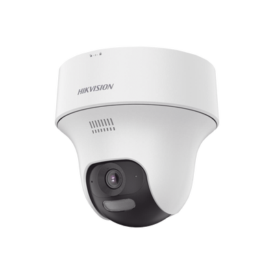 Turret PT  IP 2 Megapixel / Lente 2.8 mm / Dual Light (20 mts IR + 15 mts Luz Blanca) / Wi-Fi / IP54 / dWDR  / H.265 / Audio Bidireccional (Micrófono y Bocina) / Micro SD - Toer